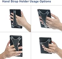 Vista 3 de TFY Soporte para correa de mano con poliuretano suave, compatible con lectores electrónicos Kindle, Kindle e-Reader de 6 pulgadas, Paperwhite