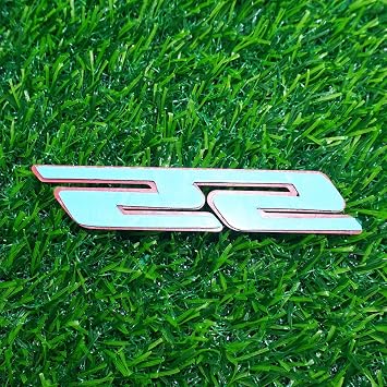 Side Door Rear Tailgate Trunk Emblem Nameplate 3D Letter Badge Replacement for 2010-2016 SS 3Pc (Chrome Black)