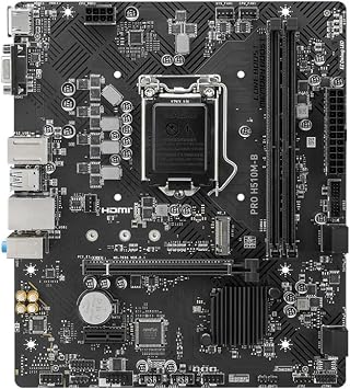 motherboards Fit for MSI PRO H510M-B Motherboard Support I9-11900KF 11900F I7-11700KF I5-11400F 10400F I3-10100F CPU LGA1200 2xDDR4 M.2 HDMI MATX