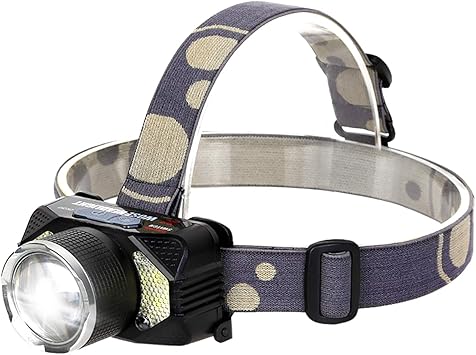 Amazon Ledヘッドライト Usb充電式 Splend 超高輝度cree L2 ヘッドランプ 明るさ800 10ルーメン 実用点灯6 12時間 長持ち電量 センサー機能付き ズーム機能 4モード 防災特化型モデル 角度調整 生活防水 停電 夜釣り 登山 自転車 作業 キャンプ 散歩 アウトドア用