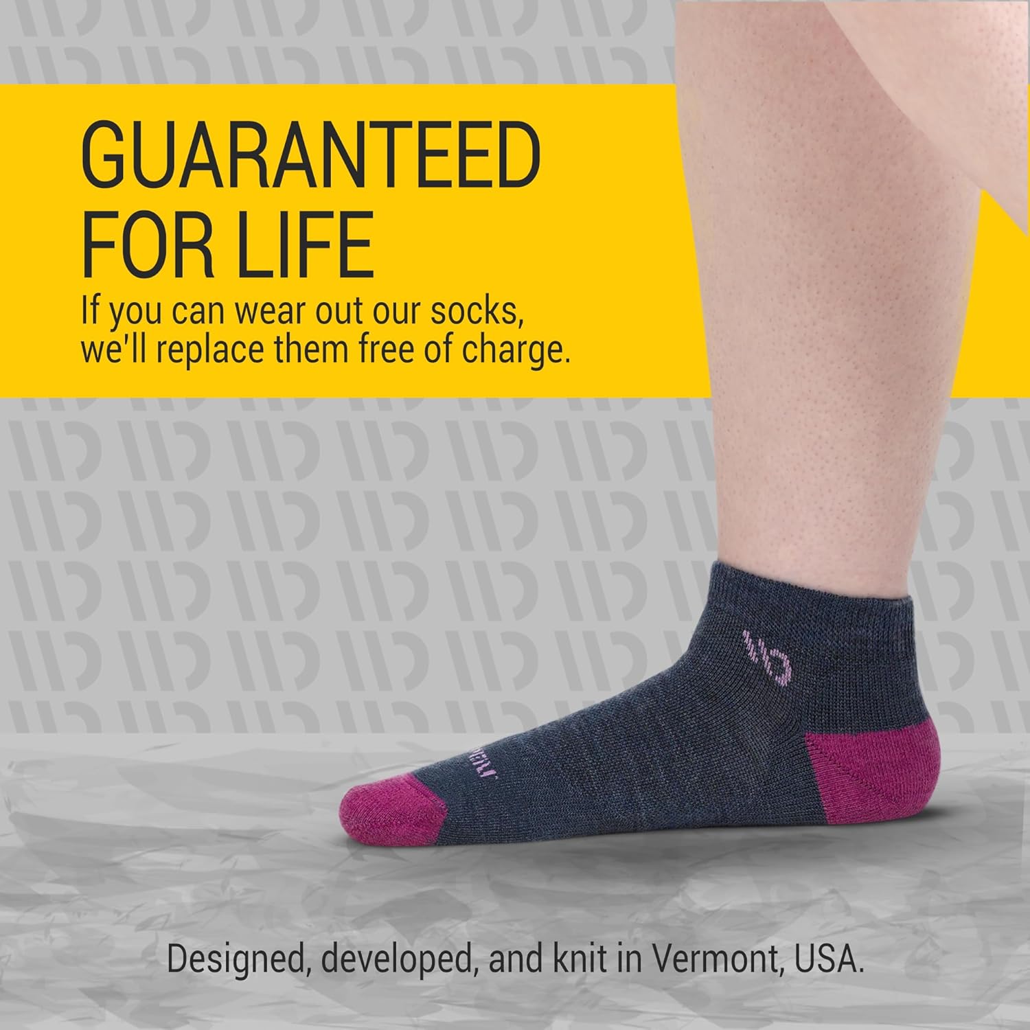 Wide Open No Show Merino Wool Socks for Women - Everyday Ankle Socks for Wide Feet - Image 4