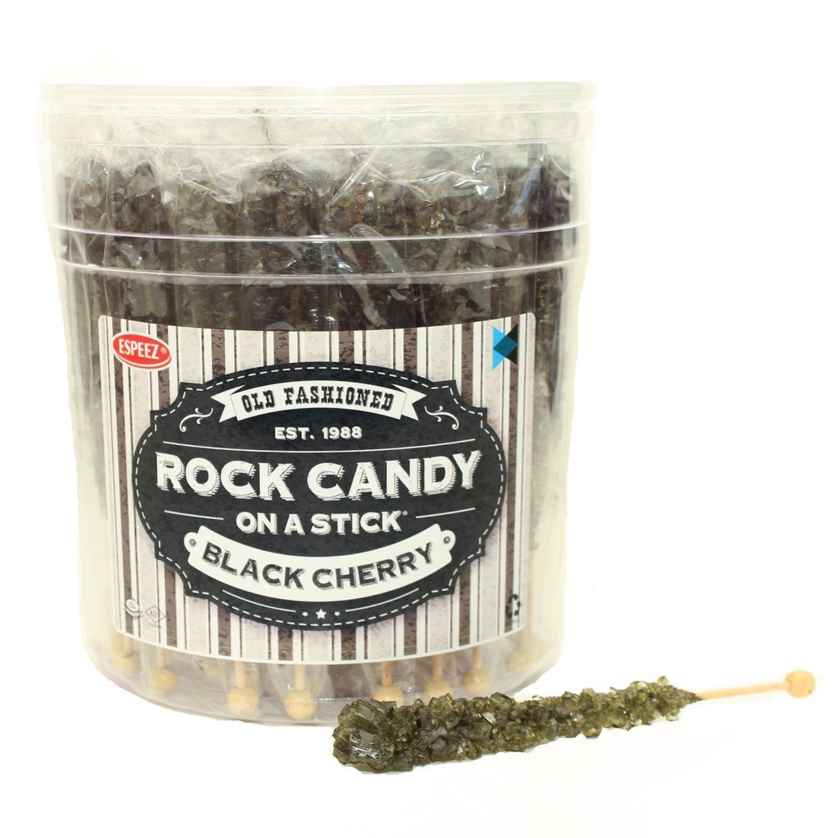 Extra Large Rock Candy Sticks 48 Black Rock Candy Sticks