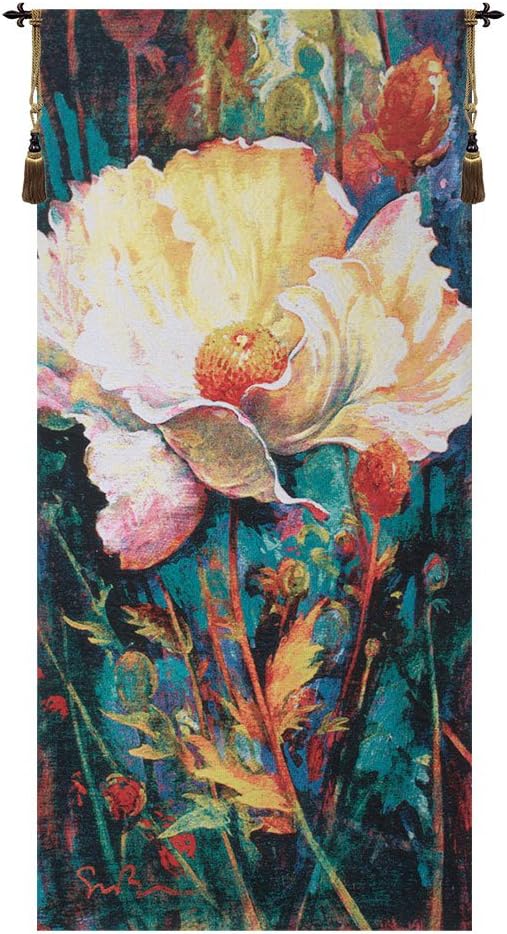 In Your Light By Simon Bull Belgian Tapestry Wall Hanging - 26 in. x 54 in. Cotton/Viscose/Polyester by Simon Bull