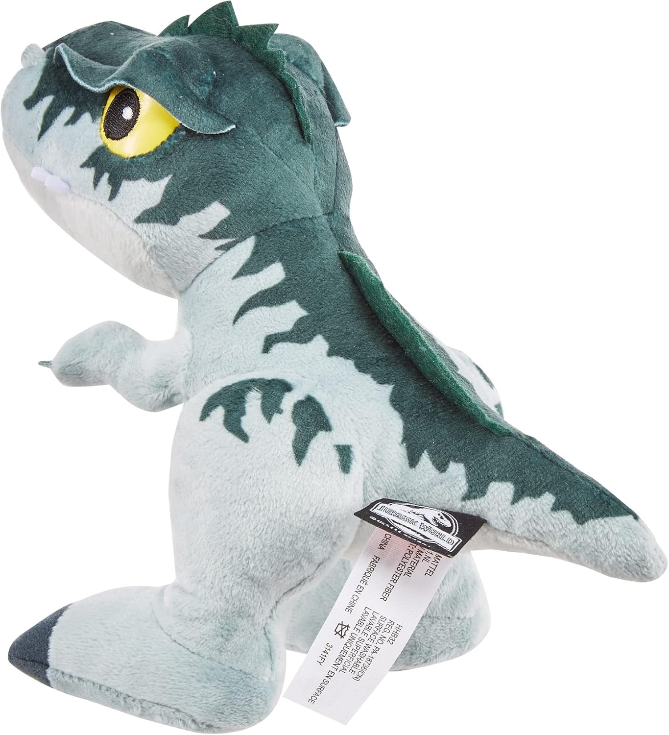 Mattel Jurassic World Dominion Mini Plush 7 in Soft Dinosaur Toys with Dino Sounds, Fun-to-Touch Fabrics, Collectible Gift for Kids & Fans Ages 3 Years Old & Up