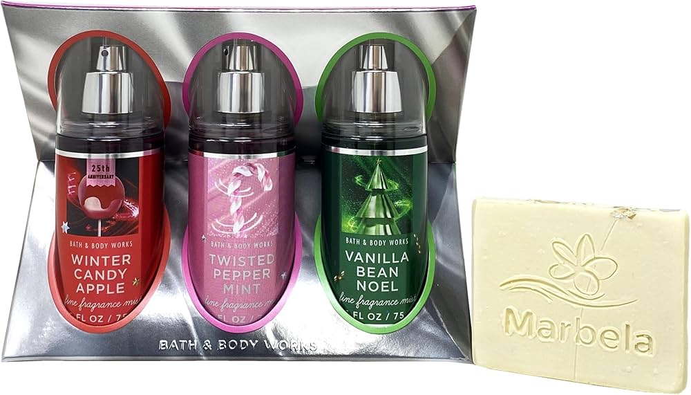 Amazon.com : Bath & Body Works Holiday Favorites 3 Piece Fine