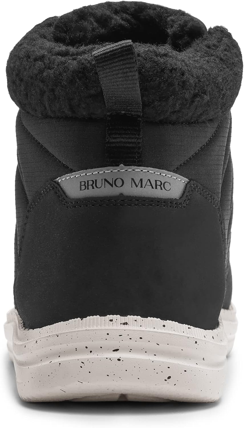 Miniatura 3 de Bruno Marc Botas de invierno para hombre, para exteriores, clima frío, cálidas, ligeras, botas para caminar