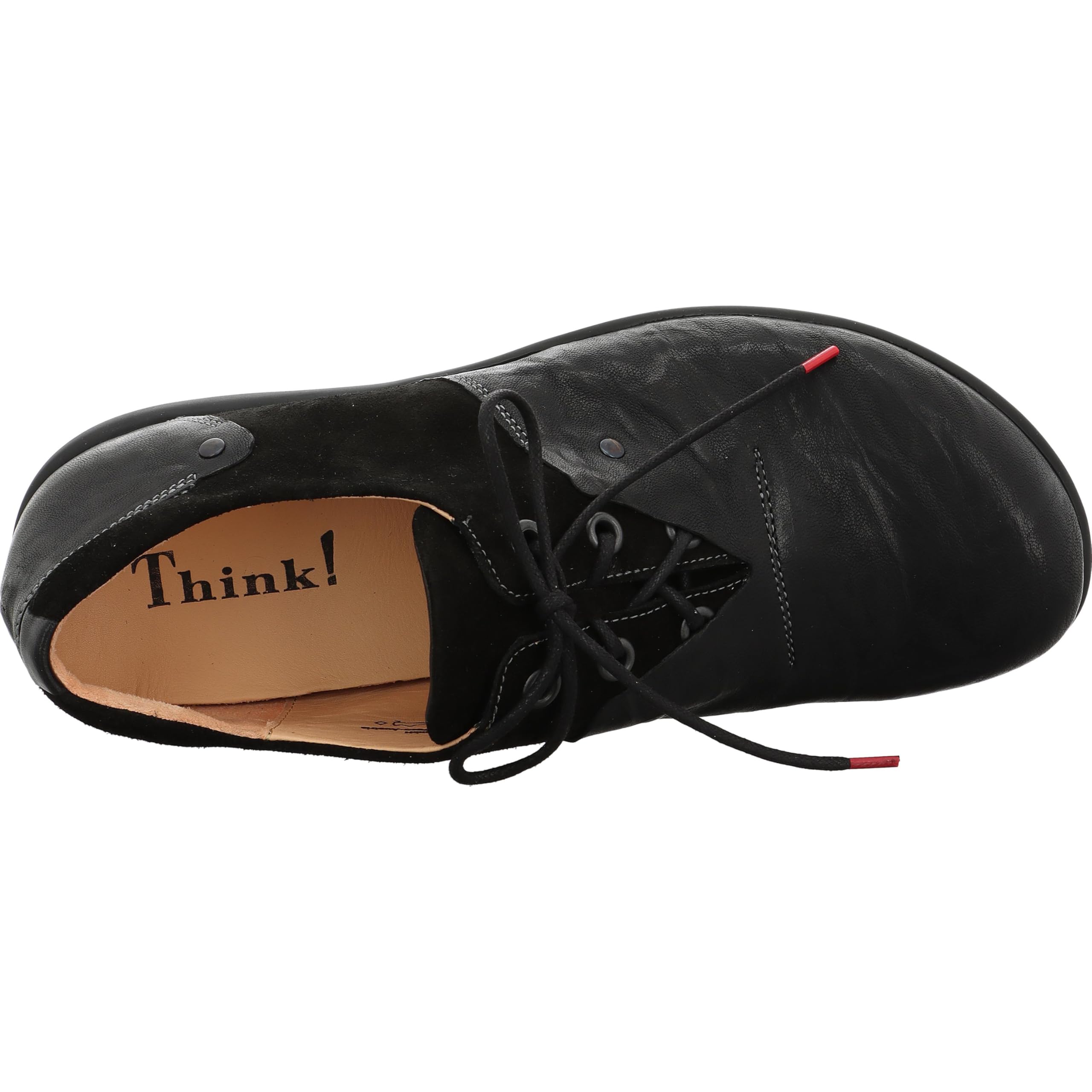 Think! Herren Kong Nachhaltige, Leder Gefütterte Schnürhalbschuhe