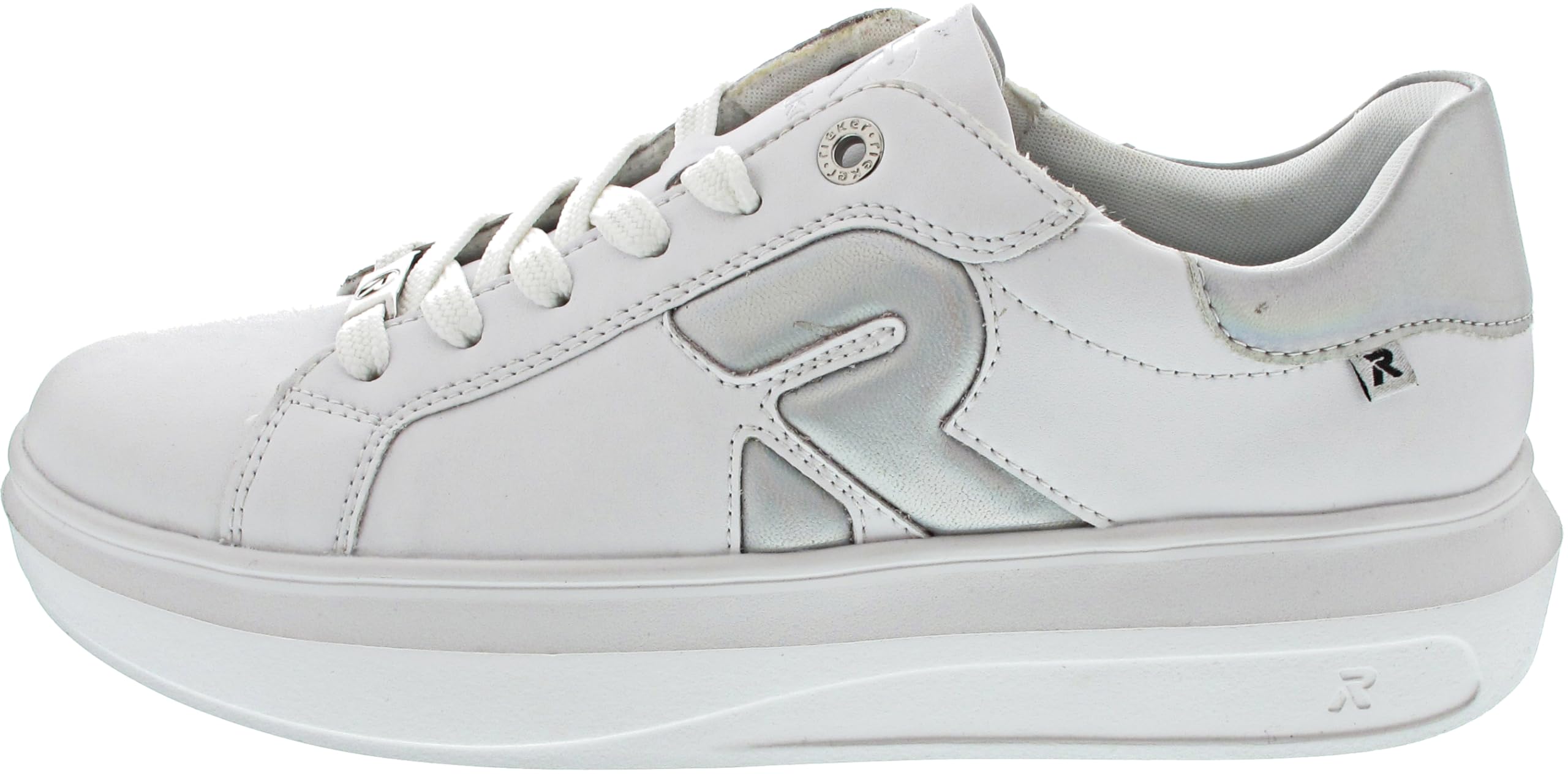 Rieker Women's W1204 Low Trainers, White 82, 40 EU