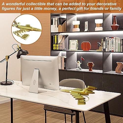 Miniatura 3 de Modelo de avión estilo concha bala  Escultura de avión militar de metal hecha a mano para decoración de escritorio y aviación del hogar, regalo de