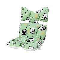 Vista 7 de Cojín de asiento de bebé para cochecito, suave y transpirable, malla de aire 3D de algodón, cojín universal para cochecito de bebé (cruz gris)