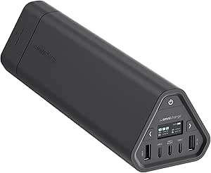 Omni 40C+ 38400mah/142wh Professional Premium Portable Power Bank with 100W USB-C Port – Laptop Power Bank, Universal Charger for All Devices, Fast Charging USB-C &amp; QC 3.0 Ports, HDMI &amp; SD Card Reader
