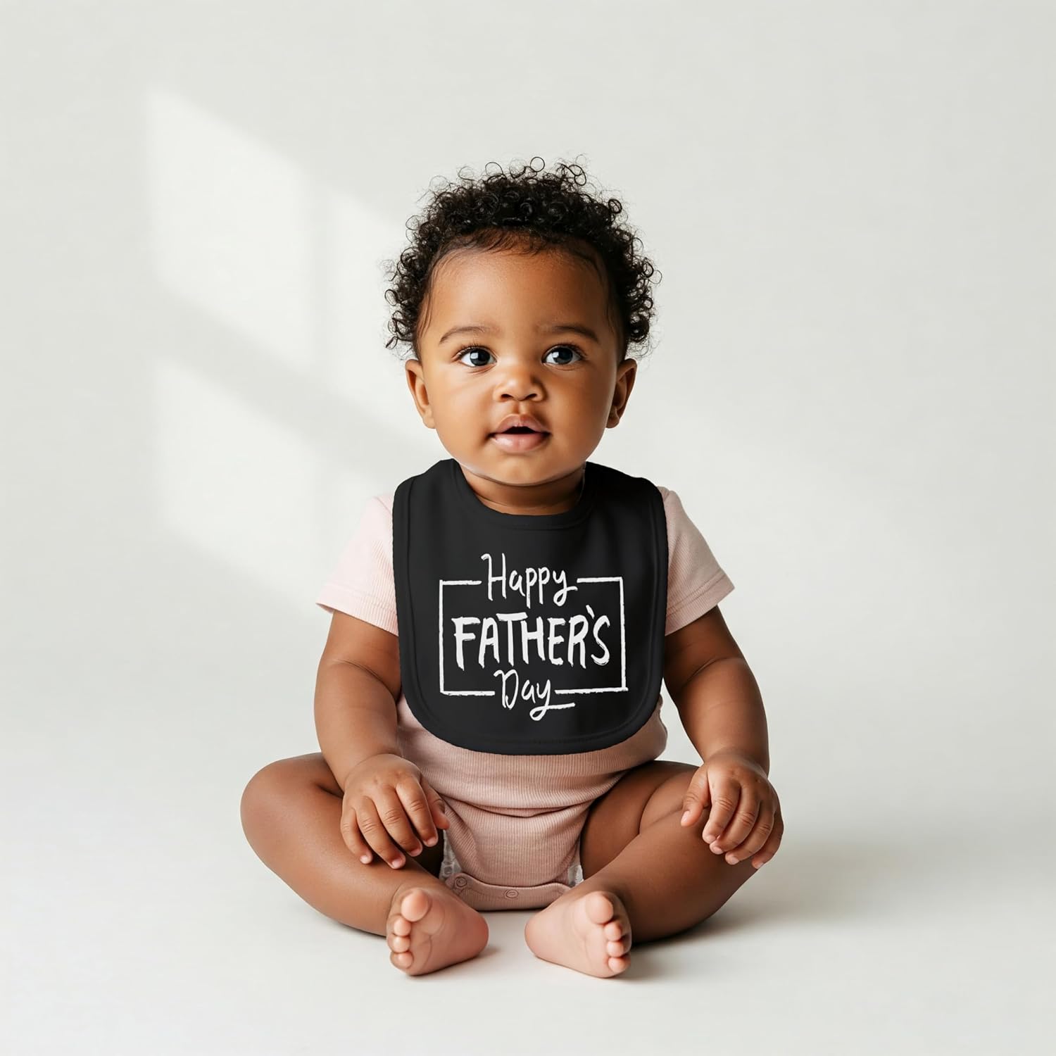 Aiden's Corner Handmade Cute Baby Boy Girl Happy 1st Father's Day Bib