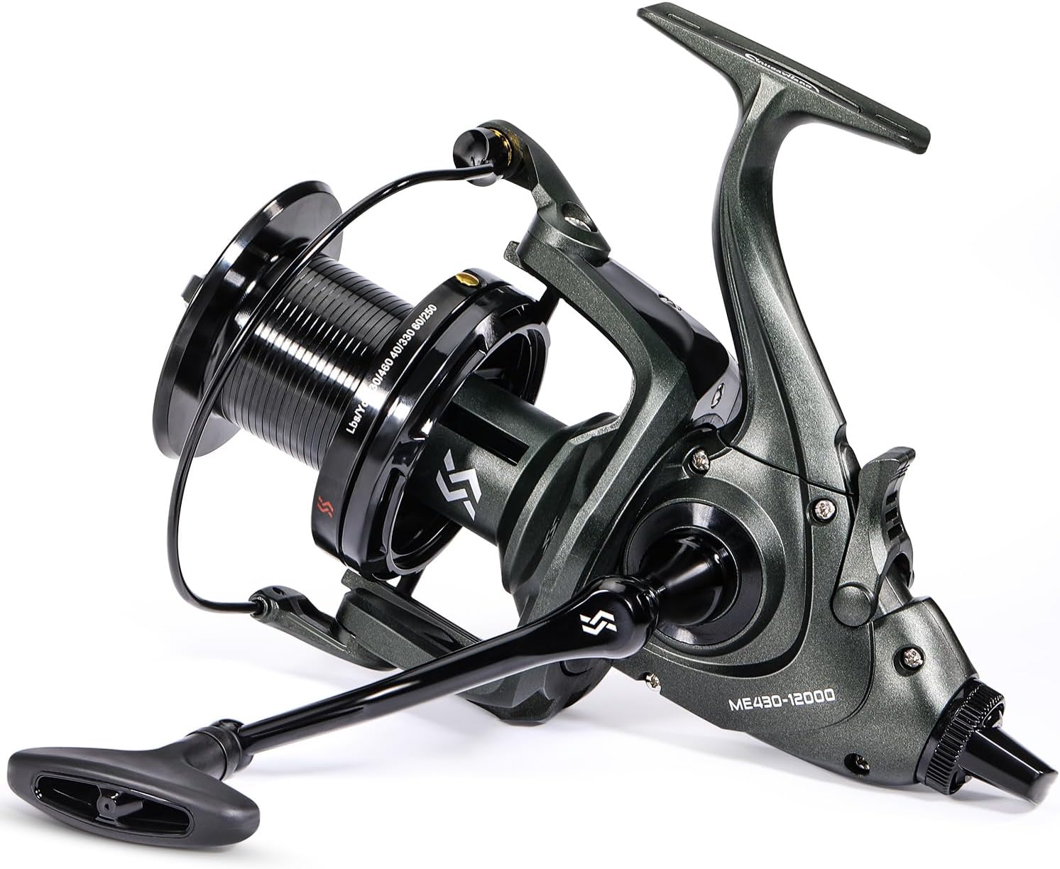 Sougayilang ME430 Carp Reel,11000/12000 Large Line Capacity Surf/Carp Fishing Reels,13+1BB Smooth Powerful Carp Reels 4.6:1 Gear Ratio for Saltwater Freshwater 3 71GP3X7TaBL. AC SL1500