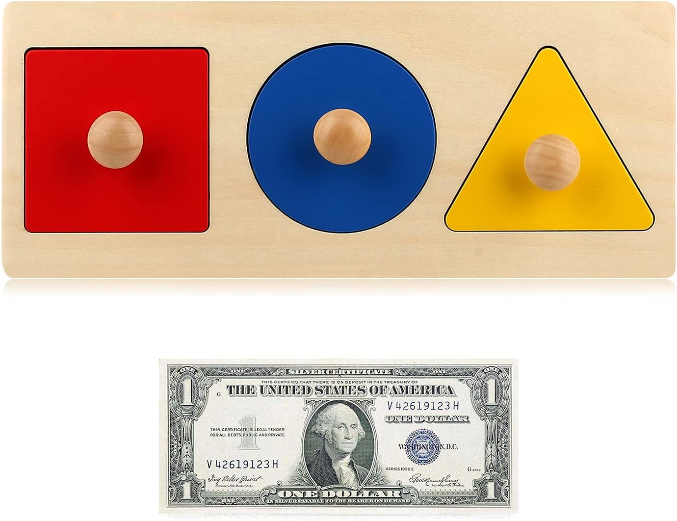 Buy Montessori Multiple Shape Puzzle First Shapes Jumbo Knob Wooden Puzzle Geometric Shape Puzzle Toddler Preschool Learning Material Sensorial Toy For Toddler Shape Color Sorter 3 Pieces Online In Vietnam B07crkv474