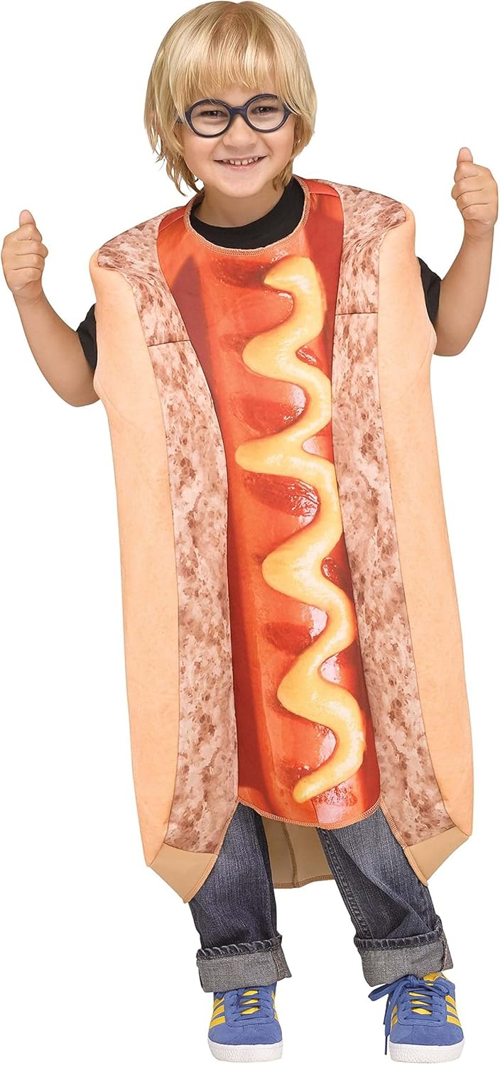 Fun World Kid's Photo Real Hot Dog Baby Costume, Multi, One