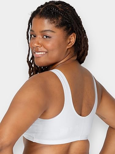 Miniatura 4 de Fruit of the Loom - Brasier de algodón con cierre frontal para mujer