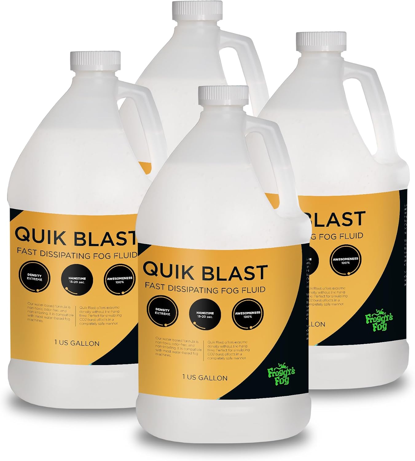 Líquido para máquina de humo Froggys Fog QuikBlast 4 gal miniatura 1