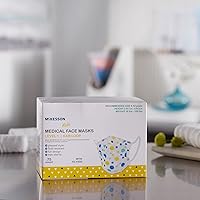 Vista 6 de McKesson Pediatric Procedure Mask Child Size Pleated 16-1000