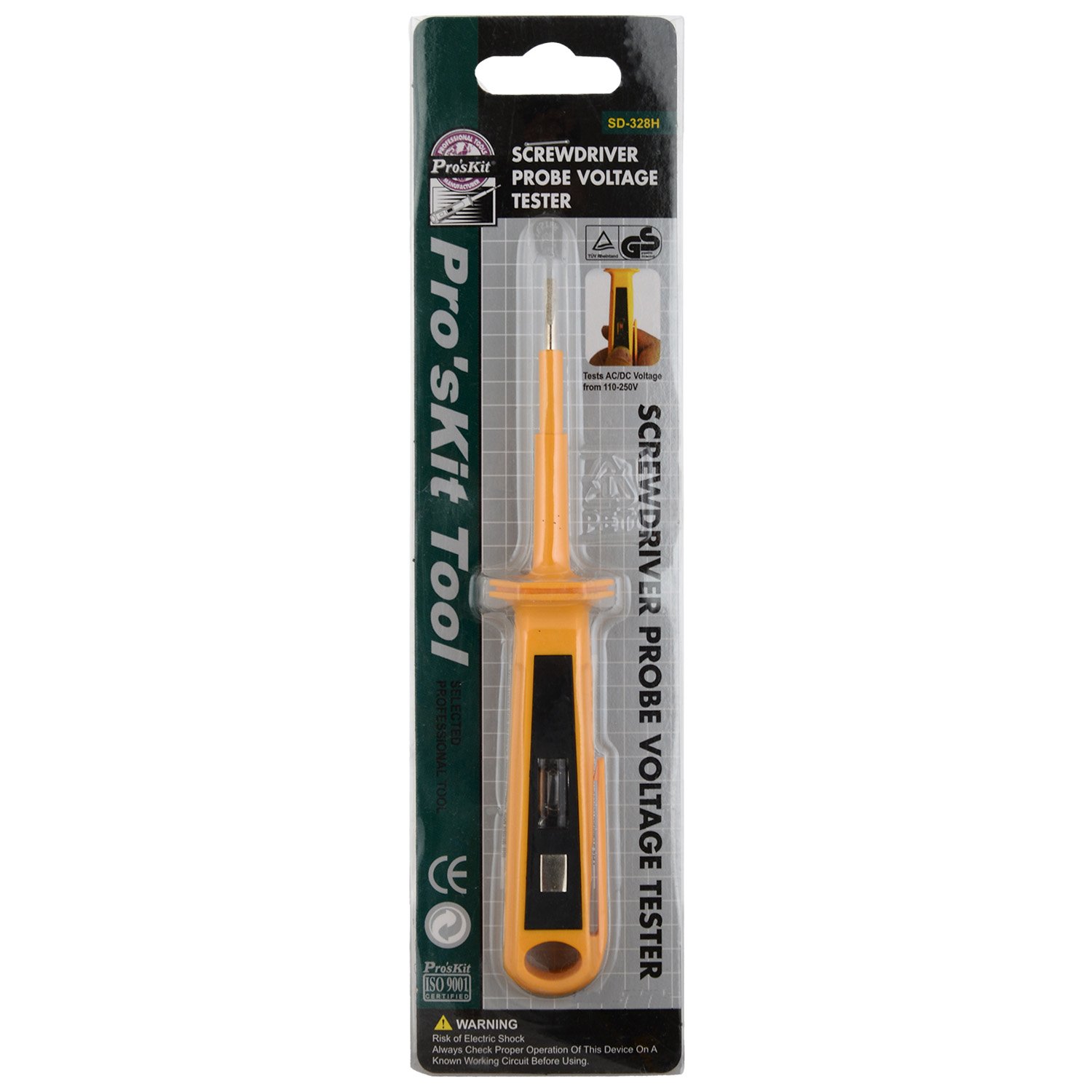 Proskit SD-328H Plastic Screwdriver Probe Voltage Tester (Yellow) (B010FT5DAC) Amazon Price History, Amazon Price Tracker