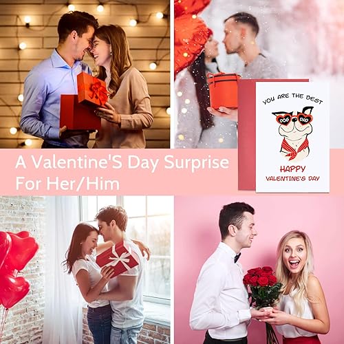 Miniatura 9 de Regalos románticos para el día de San Valentín para él, tarjetas del día de San Valentín para marido, novio, niño, prometido, regalos de San