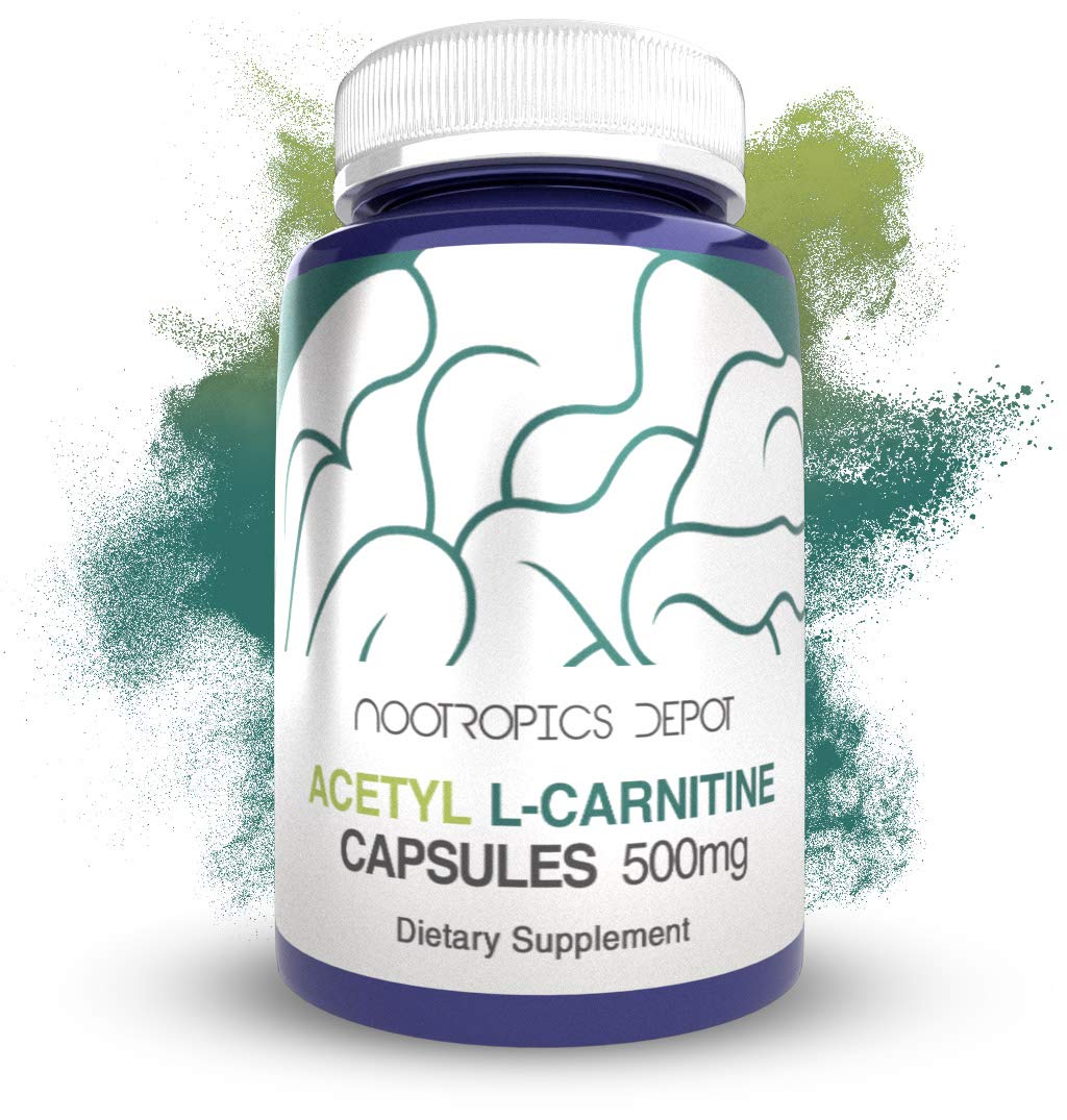 Amazon.com: Nootropics Depot Acetyl L-Carnitine Capsules | 500mg | 90 Count  | HCL Form | Energy Supplement | Supports Mitochondrial Function
