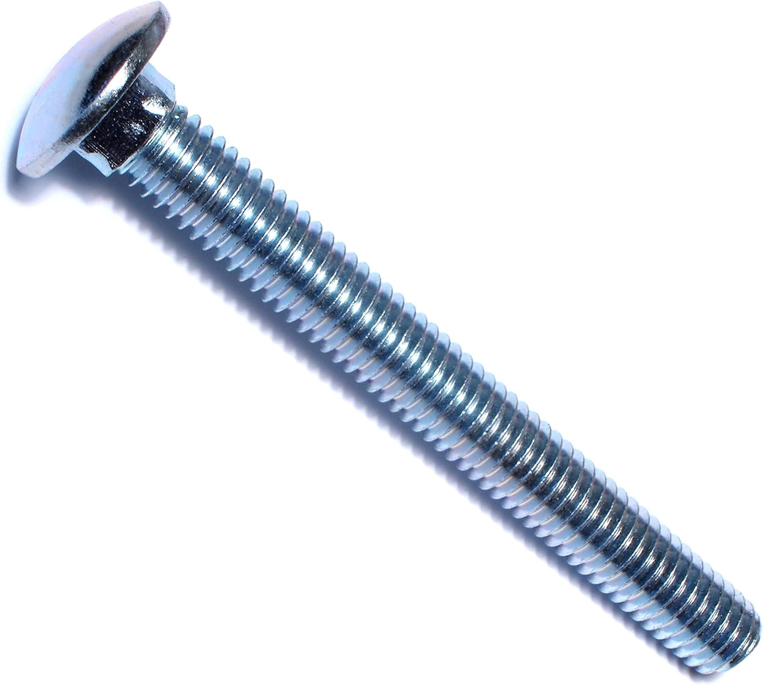 Hard-to-Find Fastener 014973231613 Carriage Bolts, 7/16-14 x 4, Piece-25, zinc