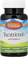 Vista 1 de Carlson Labs Tocotrienoles con vitamina E natural, 30 cápsulas blandas
