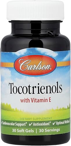 Carlson Labs Tocotrienoles con vitamina E natural, 30 cápsulas blandas