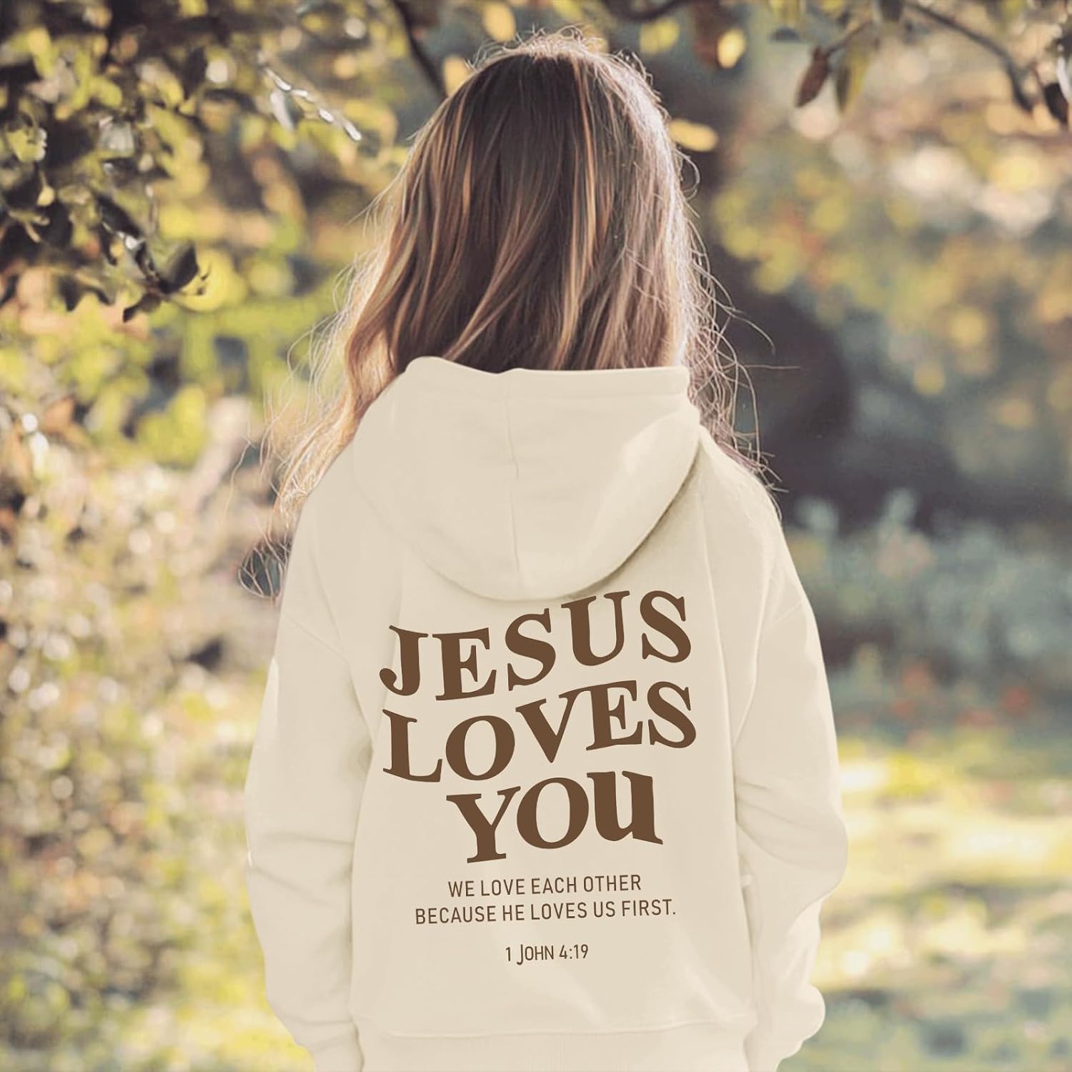Jesus Loves You Jesus Is King Christian Hoodie for Girls God Bible Verse Religious Faith Sweatshirt Cute Graphic Top - Image 6