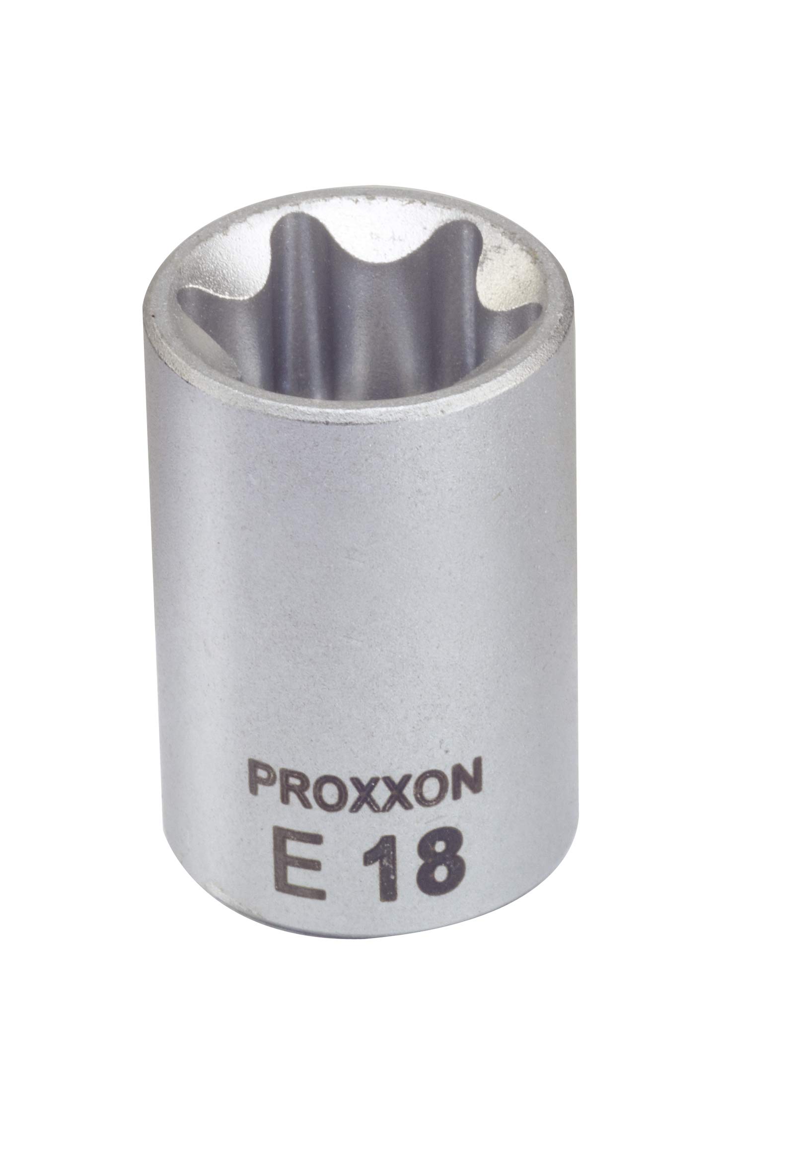 Proxxon 23624 3/8" External Torx Insert E 18, Silver