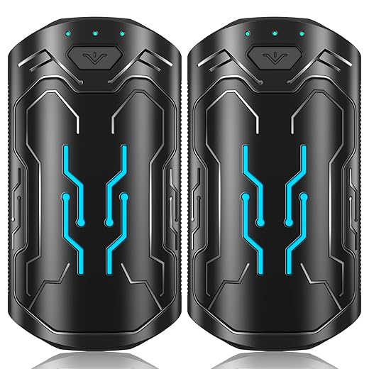 OLV Hand Warmers Rechargeable 2 Pack 20Hrs Long Heating Pocket Size Electric Handwarmers, Portable USB Hand Warmer Heater Therapy Great Gift for Christmas Outdoors, Hunting, Golf, Camping Men Women