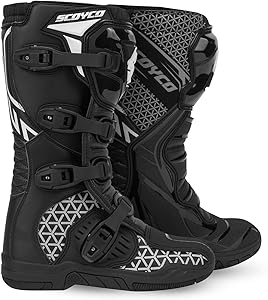 Scoyco Dirt Bike Boots Motocross Boots for Enduro