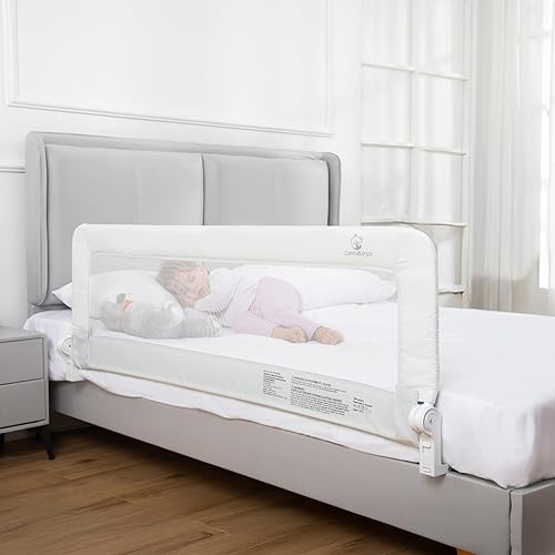 Miniatura 9 de ComfyBumpy Rieles de cama extra largos para niños  Protector de riel de cama de bebé para niños, camas individuales, matrimoniales, King y Queen