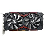 51RISC Tarjeta gráfica GeForce GTX 1660 Ti, Tarjeta de video GDDR6 de 6GB 192bit para GPU de juegos PCIe 3.0 x16 DP HDMI DVI 1080P 2K para PC de juegos 1660ti pantalla 4K 8K (GTX 1660 Ti - Rojo)