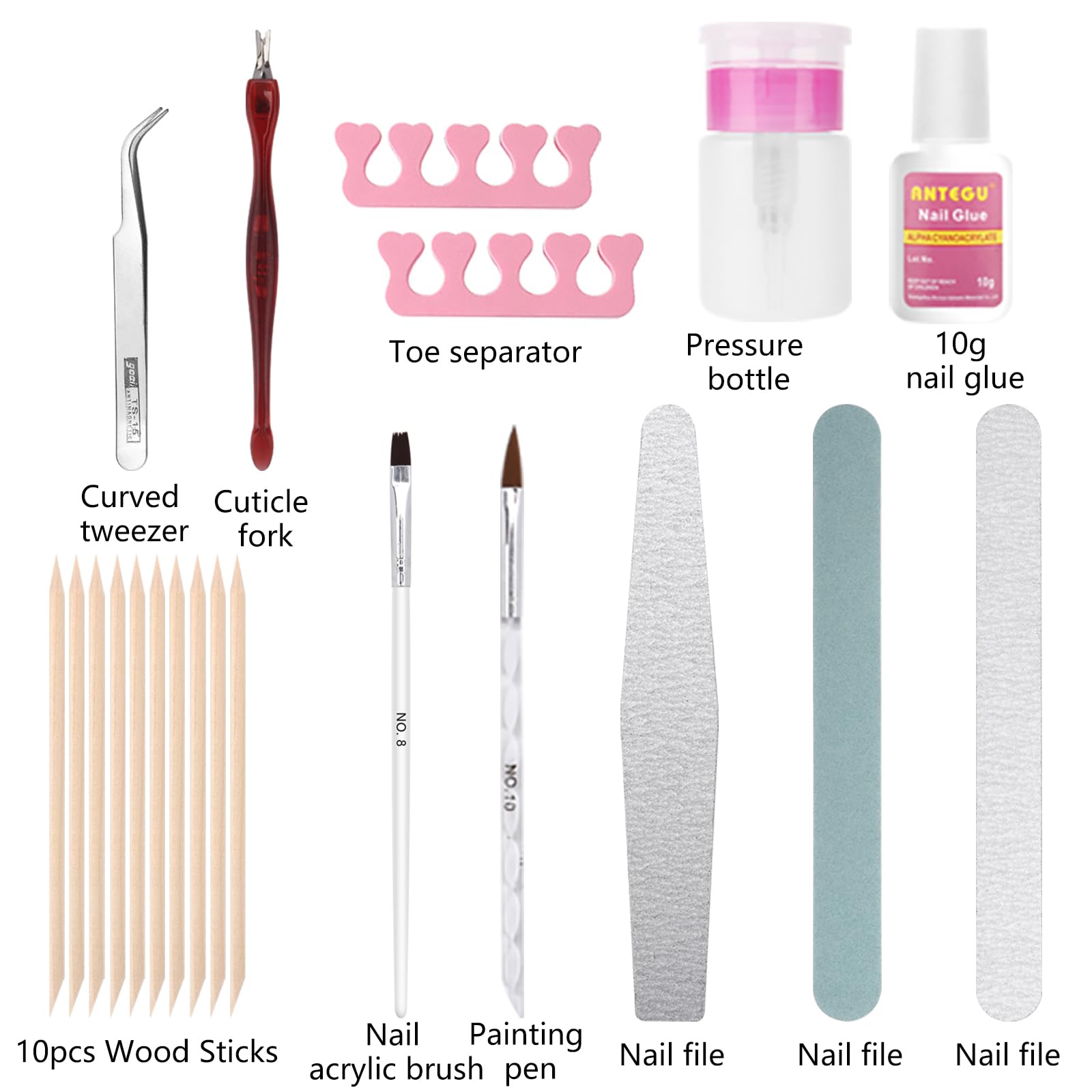 Deciniee Main D'Entrainement Manucure: Flexible Fausse Main pour Ongle - Main d Entrainement pour Ongle avec 300 Pièces Faux Ongles - Amovible Main Entrainement Ongles pour Manucure