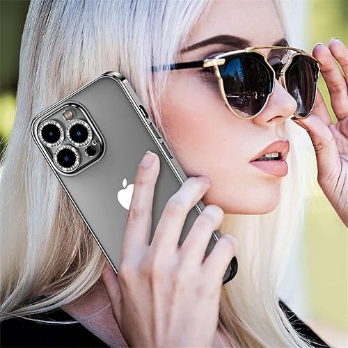 Miniatura 6 de Suoman Paquete de 3 protectores de lente de cámara para iPhone 12 Pro Max, vidrio templado 9H, no afecta las tomas nocturnas, cubierta protectora