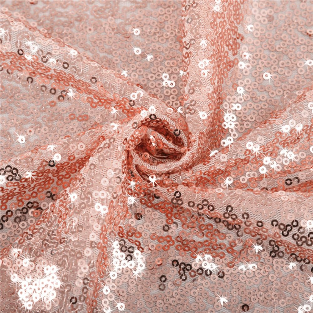Tenda di sfondo con paillette, 122 x 300 cm, con glitter per fotografia, compleanno, matrimonio, decorazione per feste, oro