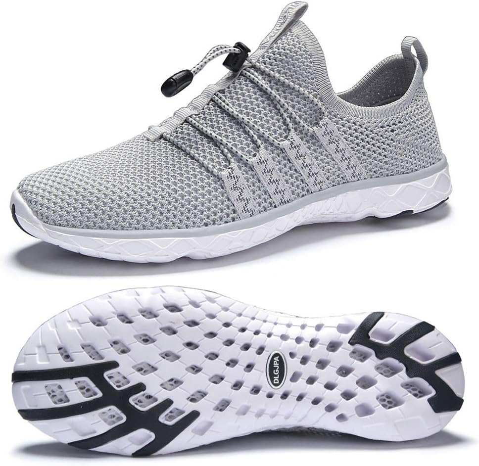 DLGJPA Men's Lightweight Quick Drying Aqua Water Shoes Athletic Sport Walking Shoes