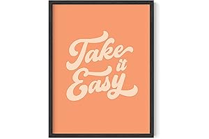 HAUS AND HUES Relax Sign Peach Pictures