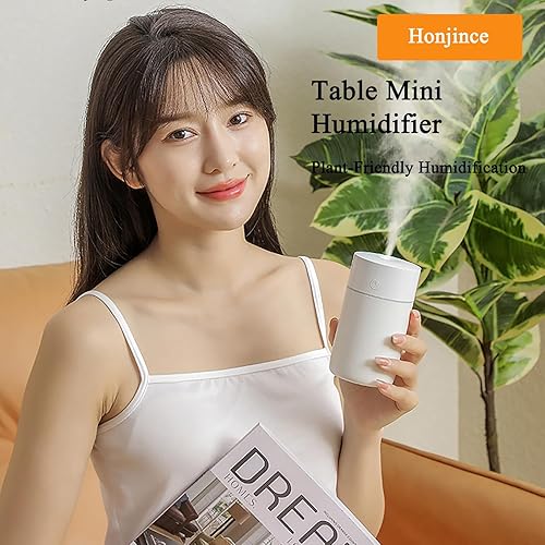 Miniatura 6 de Humidificador con luces de ambiente coloridas hidrata tu piel, alivia el estrés y te ayuda a dormir, fácil de llevar, se puede utilizar en el