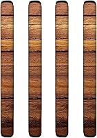 Vista 34 de Fundas para manija de puerta de refrigerador con flores marrones, 4 piezas, funda para manija de refrigerador, protector de decoración hecho a mano