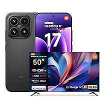 XIAOMI 17, Smartphone 12+512GB, Lenti Leica Summilux, Sensore Light Fusion 950, Batteria 6330 mAh, HyperAI, Black, Garanzia 2 anni+1 anno extra, Caricatore non incluso+TV A Pro QLED 50″