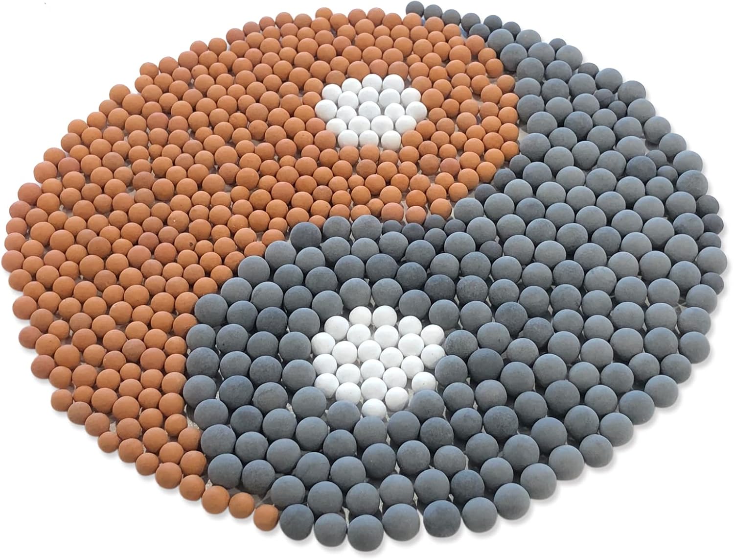 Luxsego Filter Beads fit for Filtered Shower Head, Replacement Showerhead Beans for Purifying Water, 5 oz Anion Mineral Balls Rejuvenate Dry Skin & Hair, 3 Kinds of Ionic Stones Refills Hand Shower