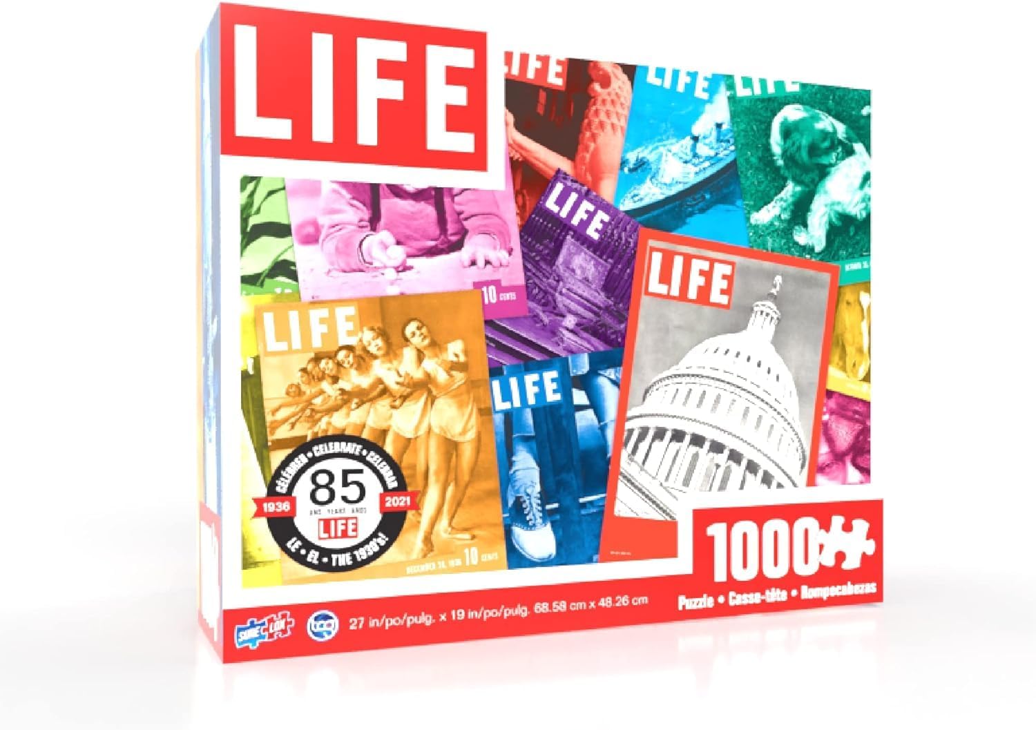 Life Brand - 1000 Piece Jigsaw Puzzle - 1970's. Great Gift for Mom, Dad, Teens, Men and Women