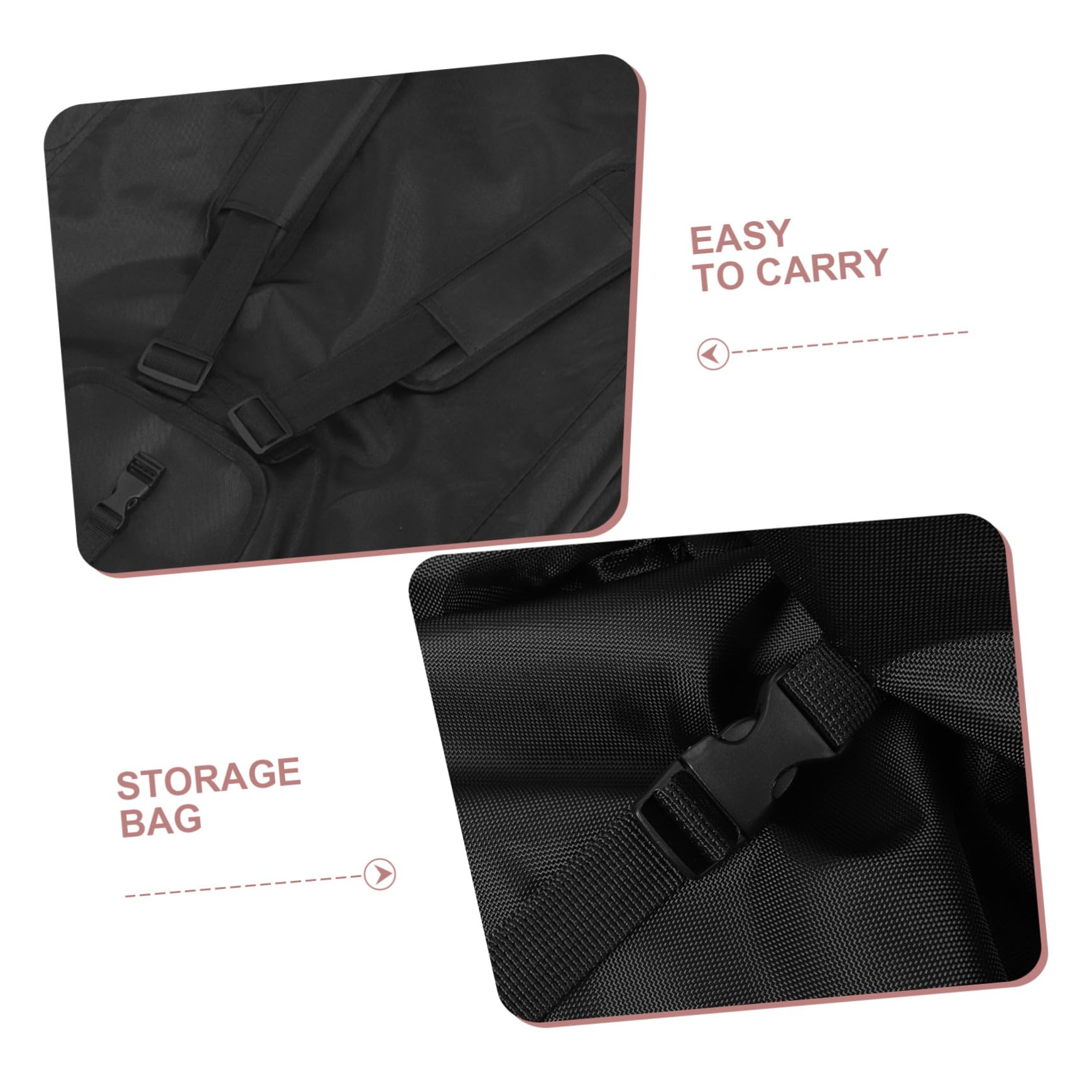 Abaodam Borsa da Viaggio per Passeggino Tasca Anteriore Tasca Laterale per Borraccia Spallacci Regolabili e Imbottitura Posteriore Adatta per Contenere Pannolini Biberon e Giocattoli