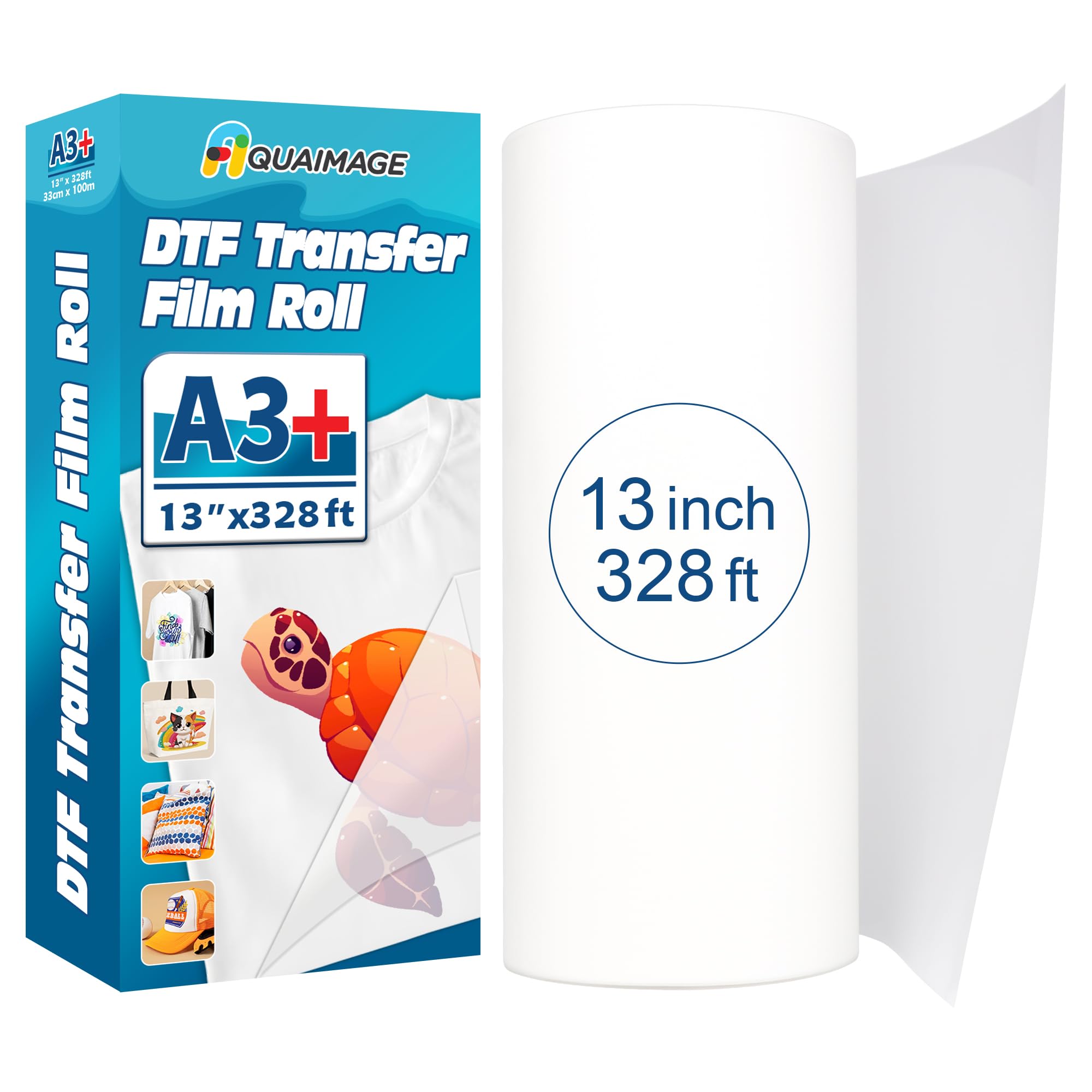 Aquaimage DTF Transfer Film Roll 13x328ft