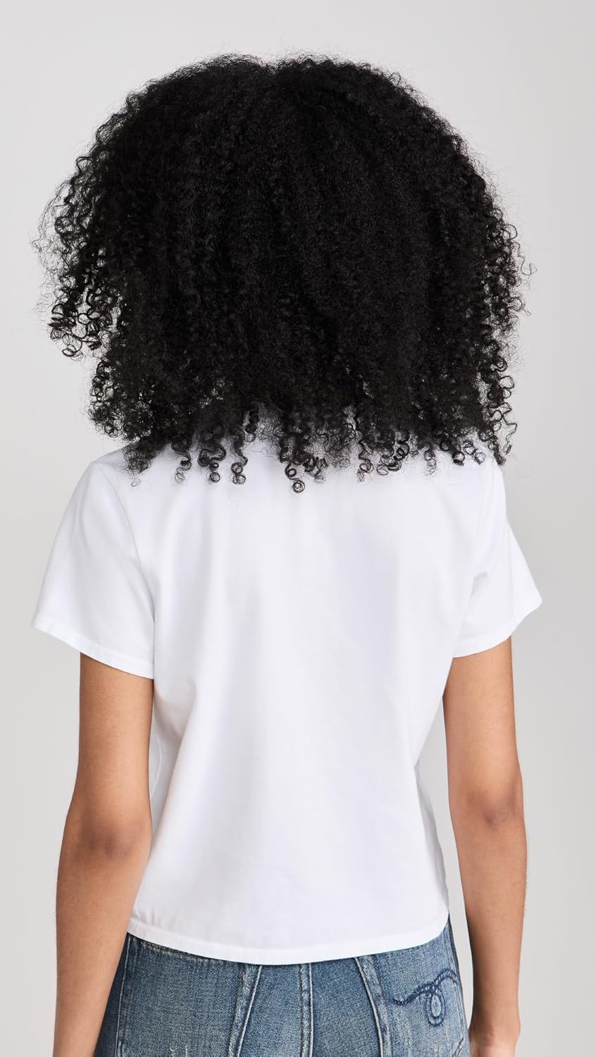 perfectwhitetee Women's Springsteen Supima Cotton Baby Tee - Image 3