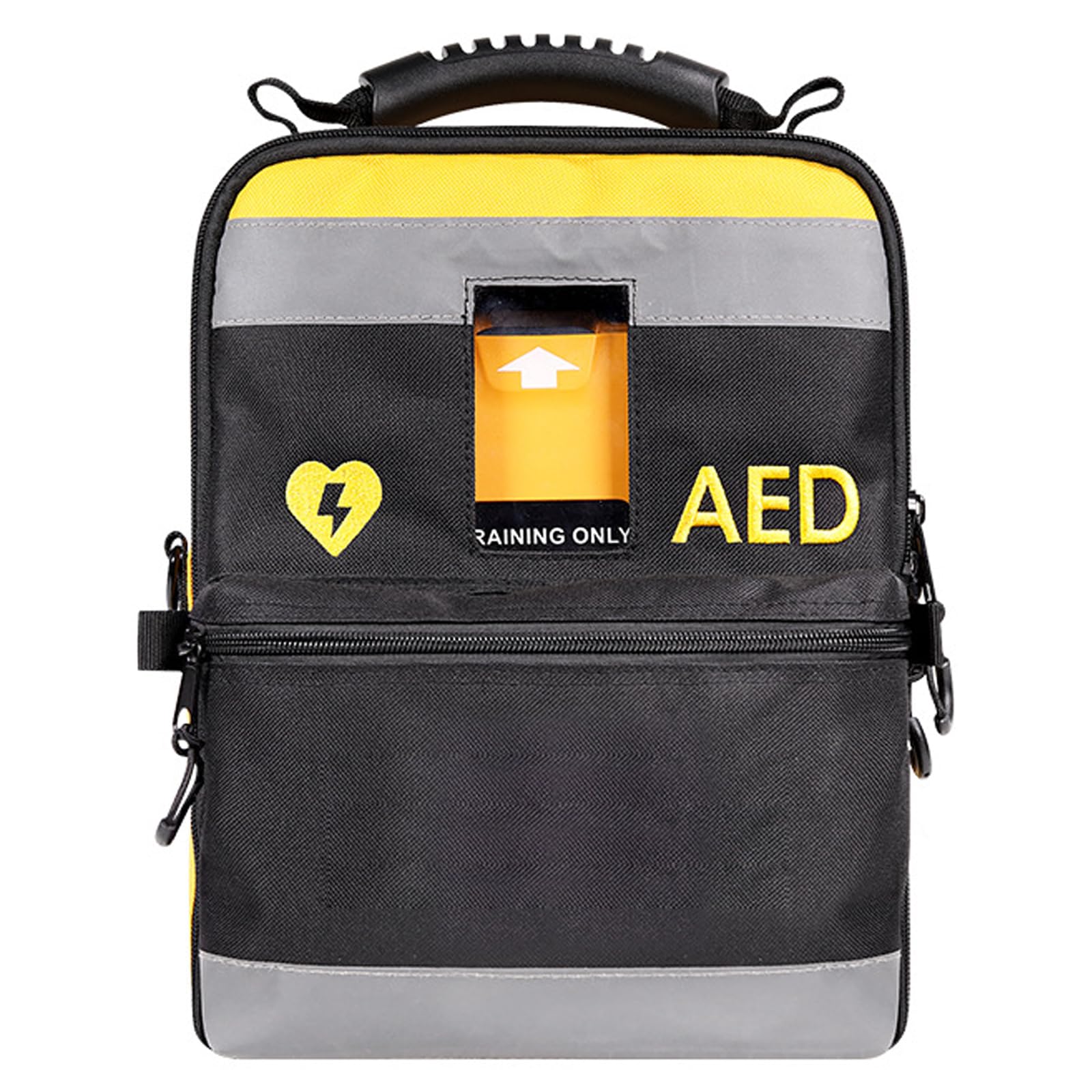 Étui défibrillateur portable de transport sécurisé pour bureaux et lieux publics
