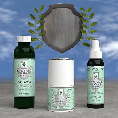 Miniatura 7 de Silver Shield Desodorante 2X Recambio - Fórmula original  Desodorante de plata coloidal natural  Recambio de 4 onzas