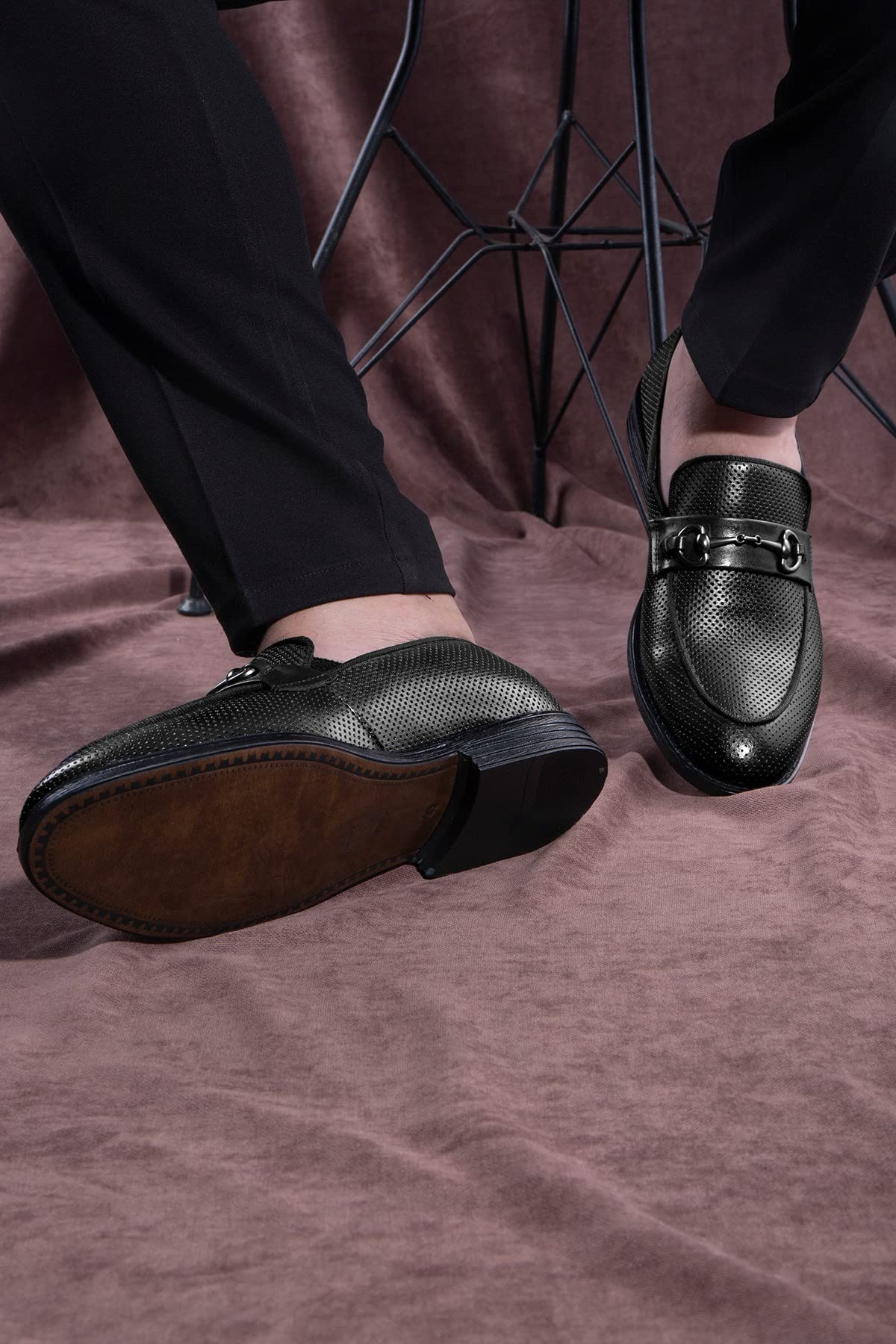 Ducavelli Ancora klasyczne buty męskie z prawdziwej skóry, klasyczne buty, czarny, 40 EU